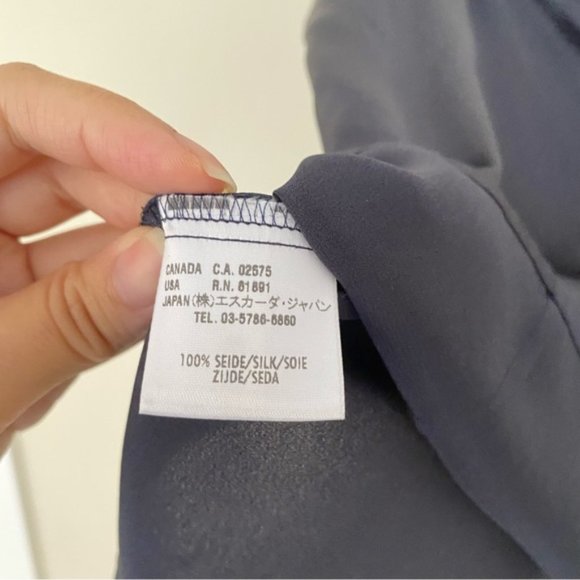 ESCADA Dark Navy 100% Silk Camisole - Picture 5 of 9